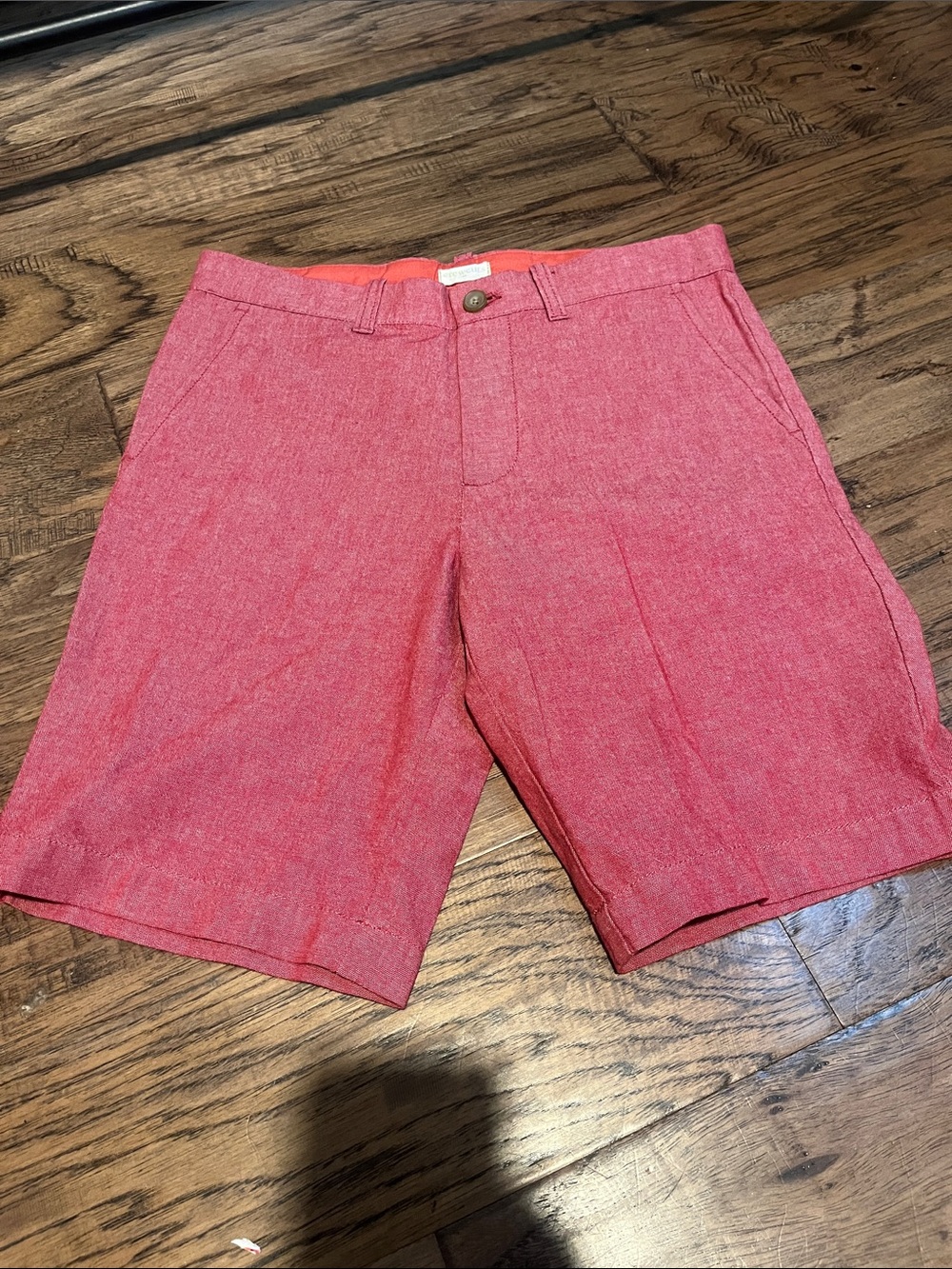 Crewcuts Boys Red Flat-Front Casual Shorts size 10